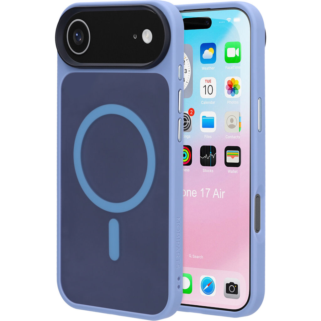 Mobiparts Hardcover Apple iPhone 17 Air Satin Light Blue(Magsafe Compatible)