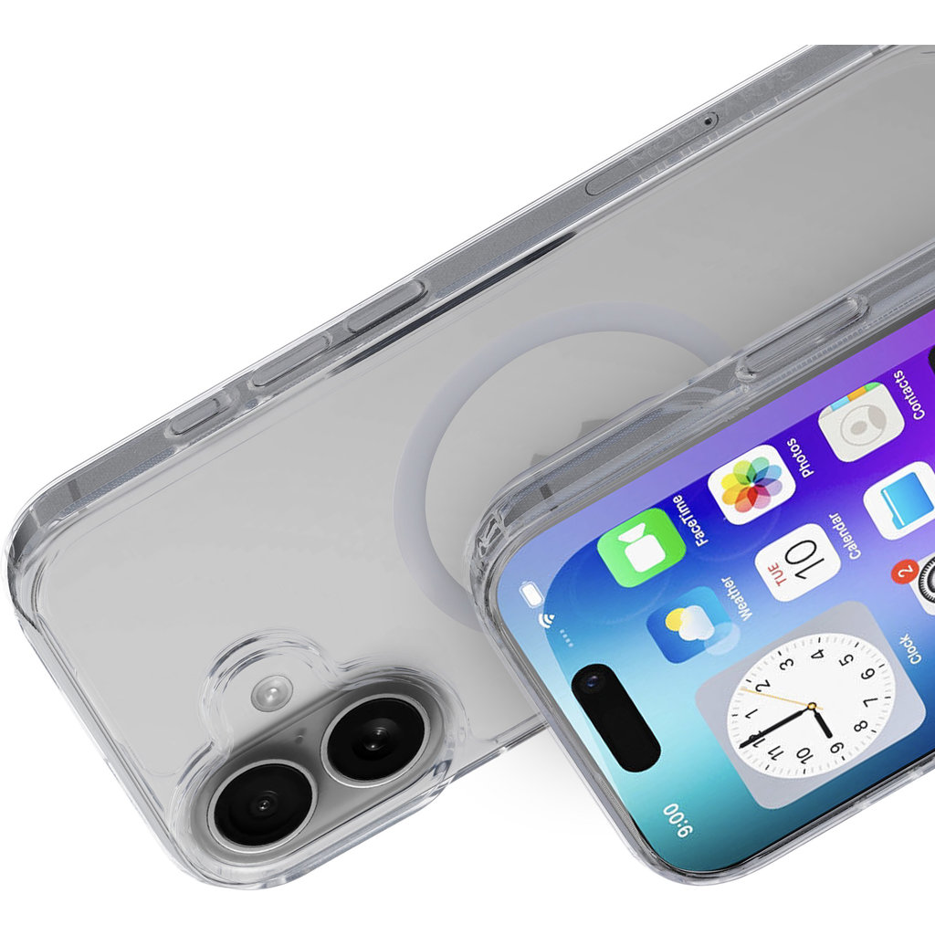 Mobiparts Hardcover Apple iPhone 17 Clear (Magsafe Compatible) - Afbeelding 2