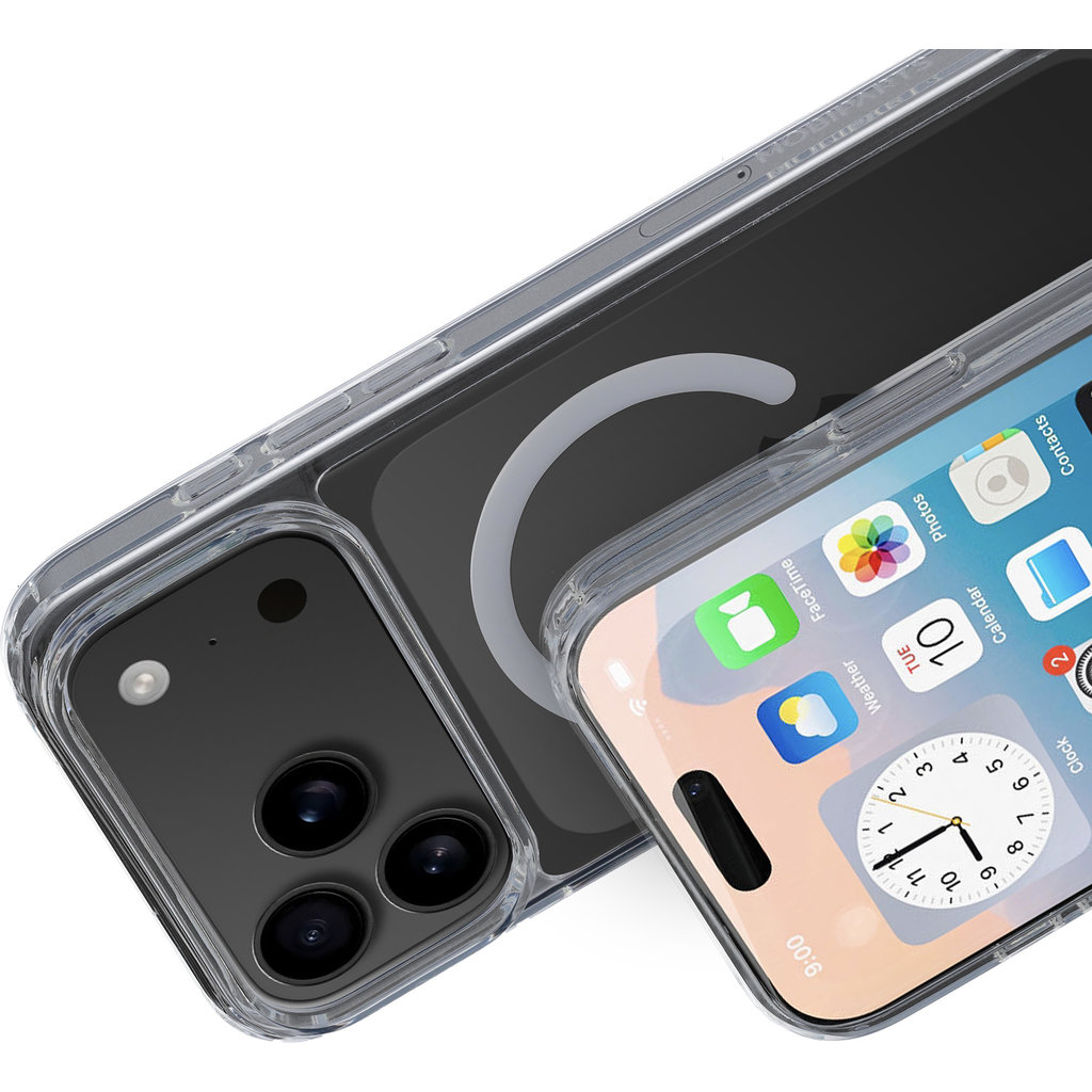 Mobiparts Hardcover Apple iPhone 17 Pro Max Clear (Magsafe Compatible) - Afbeelding 2