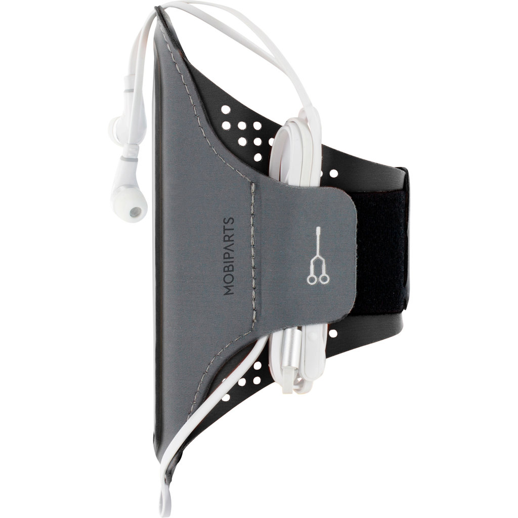 Mobiparts Comfort Fit Sport Armband Apple iPhone 17 Black - Afbeelding 3
