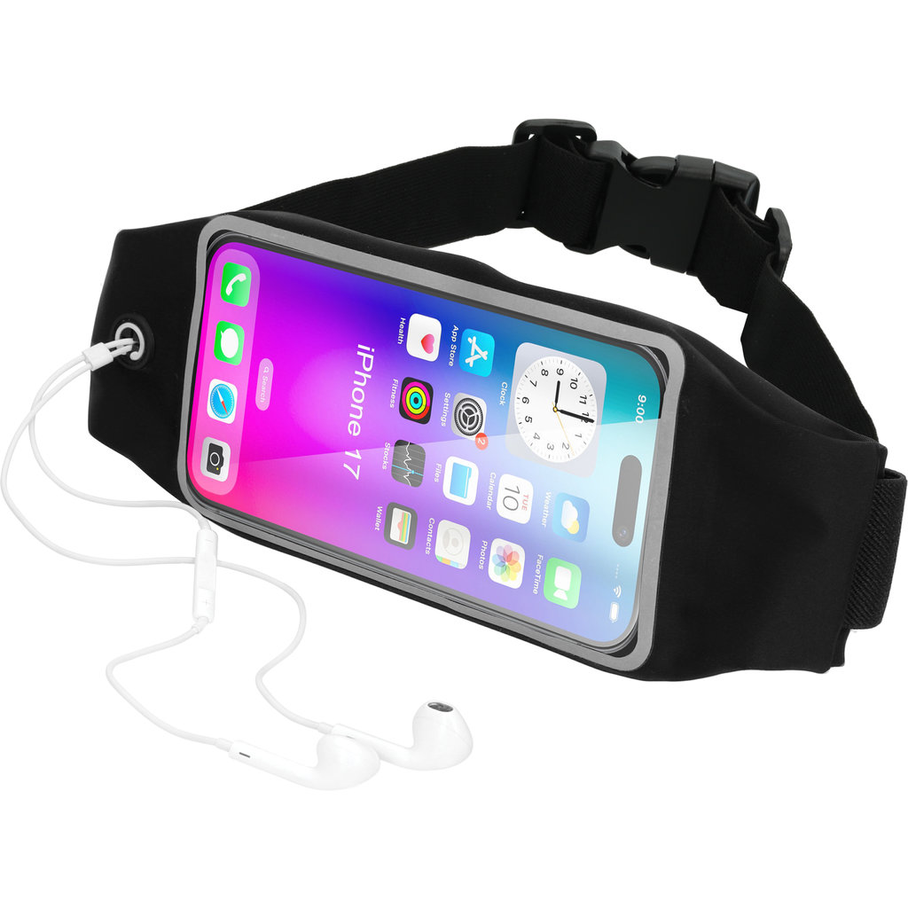 Mobiparts Comfort Fit Sport Belt Apple iPhone 17 Black