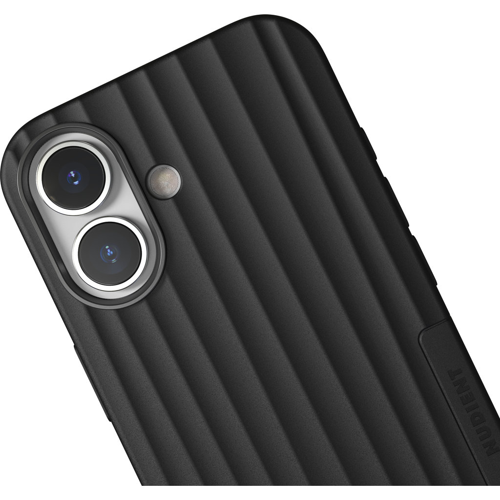 Nudient Bold MagSafe Case Apple iPhone 17 Charcoal Black - Afbeelding 4