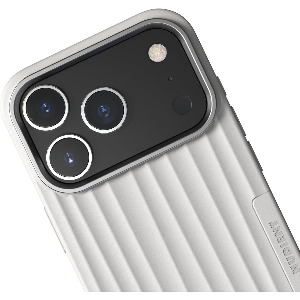 Nudient Bold MagSafe Case Apple iPhone 17 Pro Chalk White - Afbeelding 4