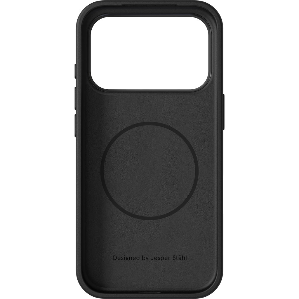 Nudient Bold MagSafe Case Apple iPhone 17 Pro Charcoal Black - Afbeelding 5