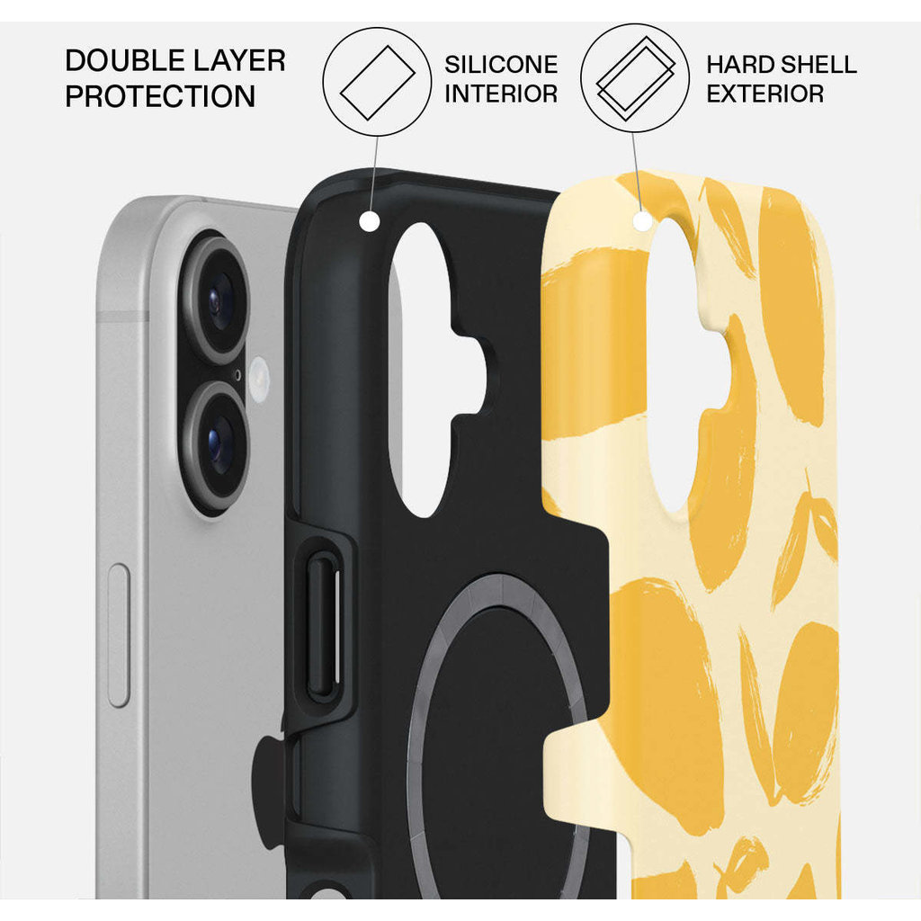 Burga Tough MagSafe Case Apple iPhone 17 - Lemon Tart - Afbeelding 2