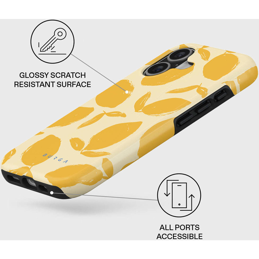 Burga Tough MagSafe Case Apple iPhone 17 - Lemon Tart - Afbeelding 3
