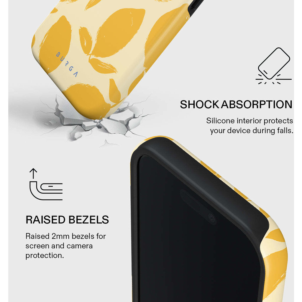 Burga Tough MagSafe Case Apple iPhone 17 - Lemon Tart - Afbeelding 4