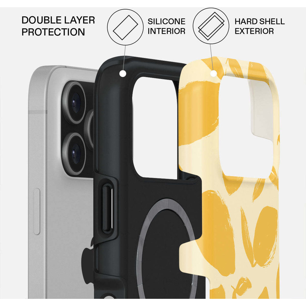 Burga Tough MagSafe Case Apple iPhone 17 Pro - Lemon Tart - Afbeelding 2