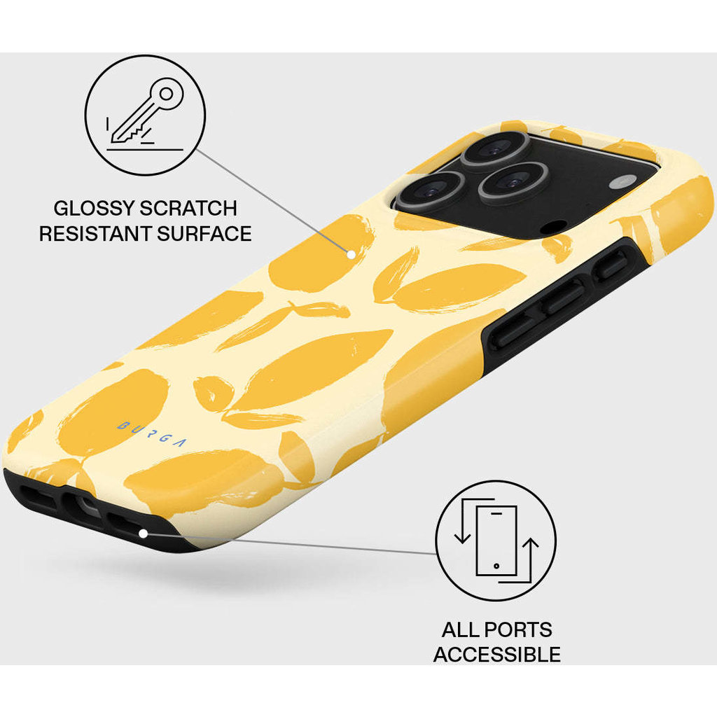 Burga Tough MagSafe Case Apple iPhone 17 Pro - Lemon Tart - Afbeelding 3
