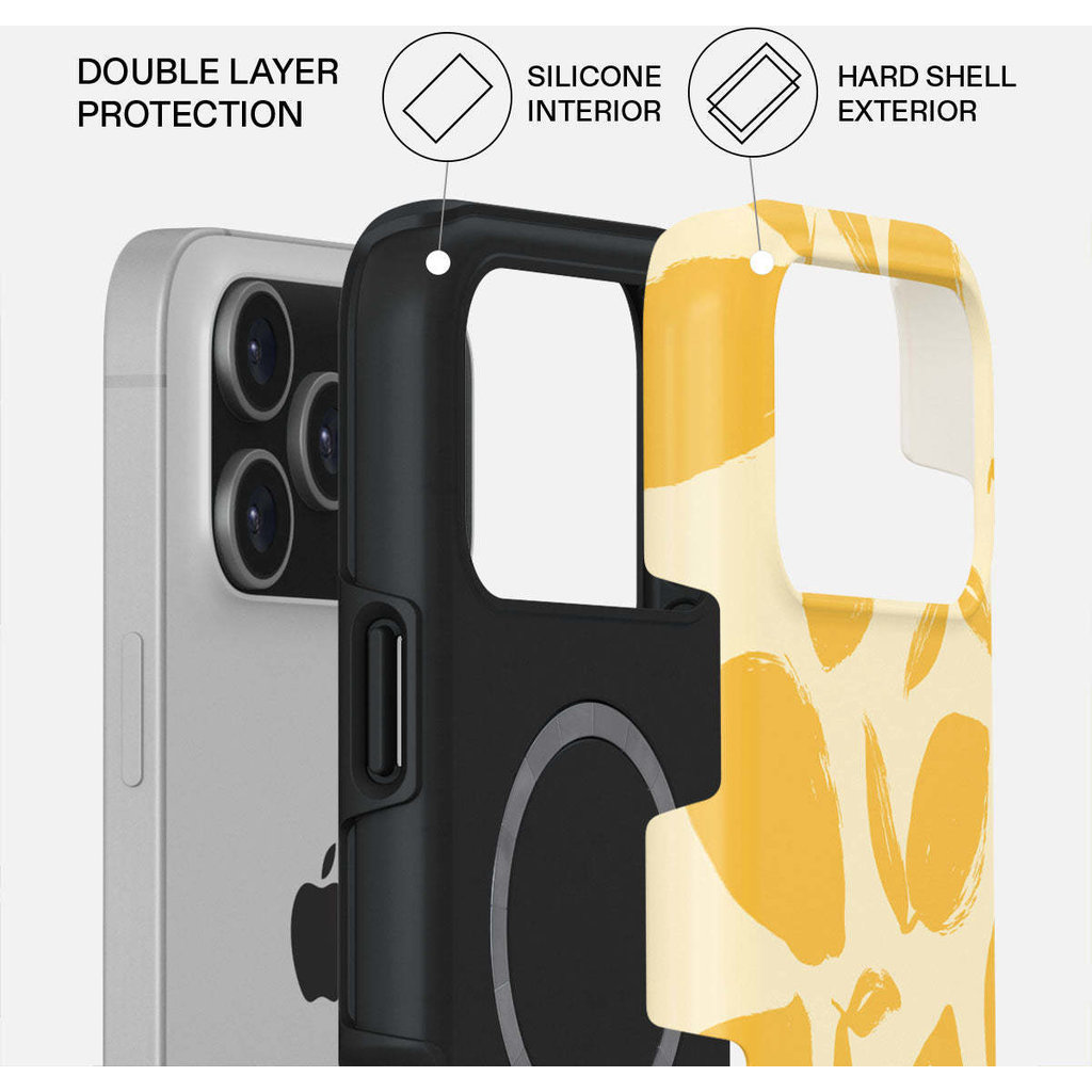 Burga Tough MagSafe Case Apple iPhone 17 Pro Max - Lemon Tart - Afbeelding 2