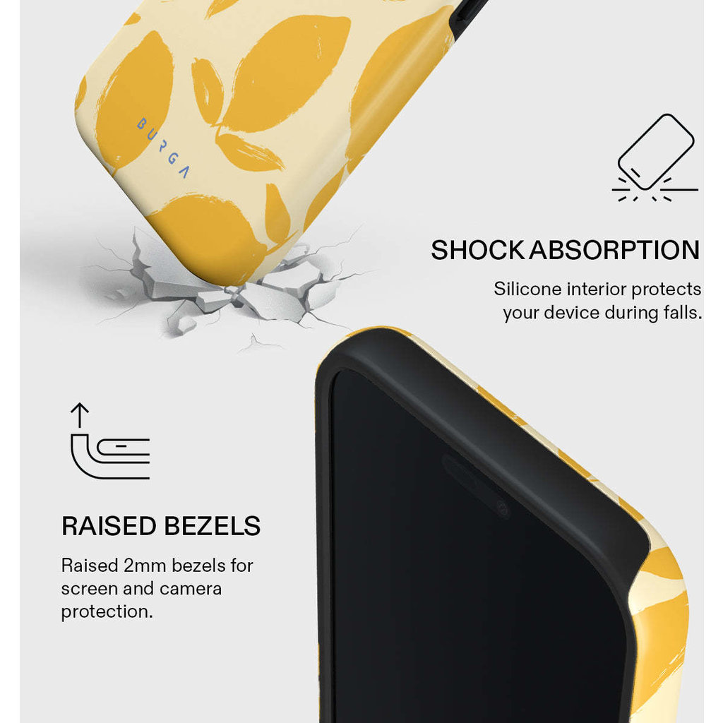 Burga Tough MagSafe Case Apple iPhone 17 Pro Max - Lemon Tart - Afbeelding 4