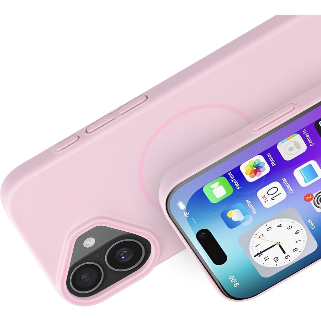 Mobiparts Slim Line Case Apple iPhone 17 (MagSafe Compatible) Blush Pink - Afbeelding 2