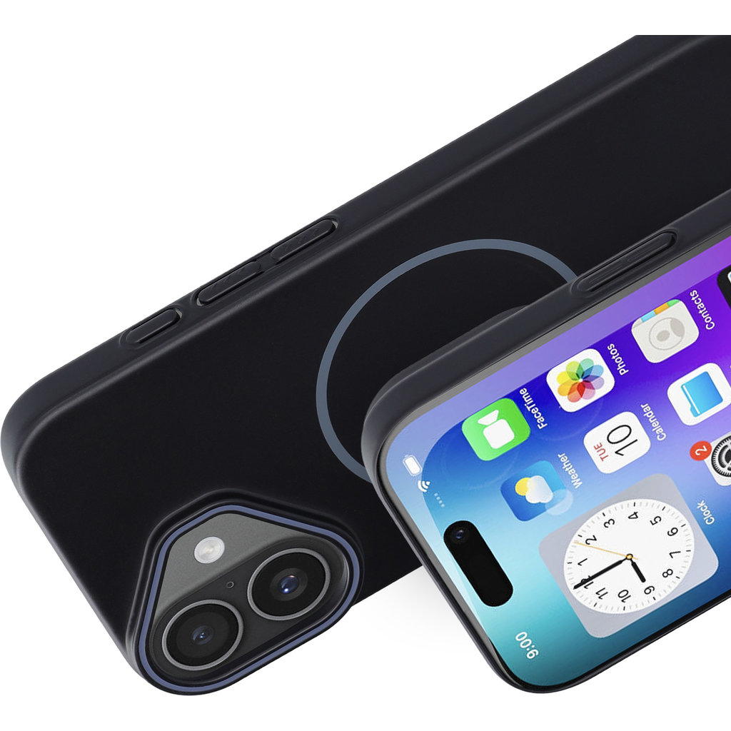 Mobiparts Slim Line Case Apple iPhone 17 (MagSafe Compatible) Onyx Black - Afbeelding 2