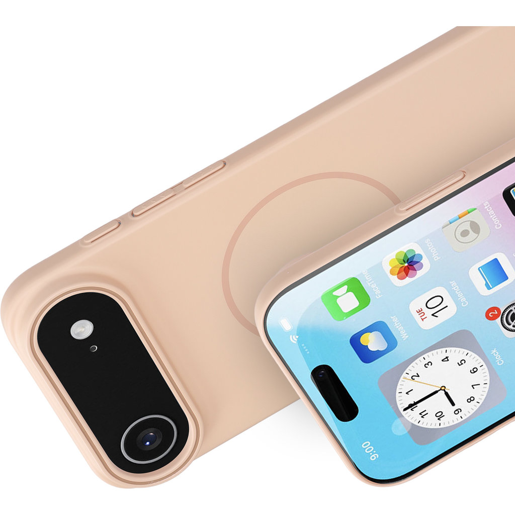 Mobiparts Slim Line Case Apple iPhone 17 Air (MagSafe Compatible) Dune Sand - Afbeelding 2