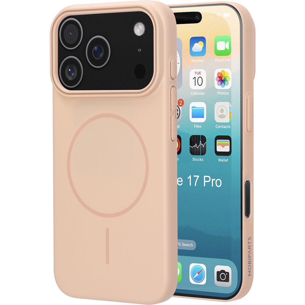 Mobiparts Slim Line Case Apple iPhone 17 Pro (MagSafe Compatible) Dune Sand