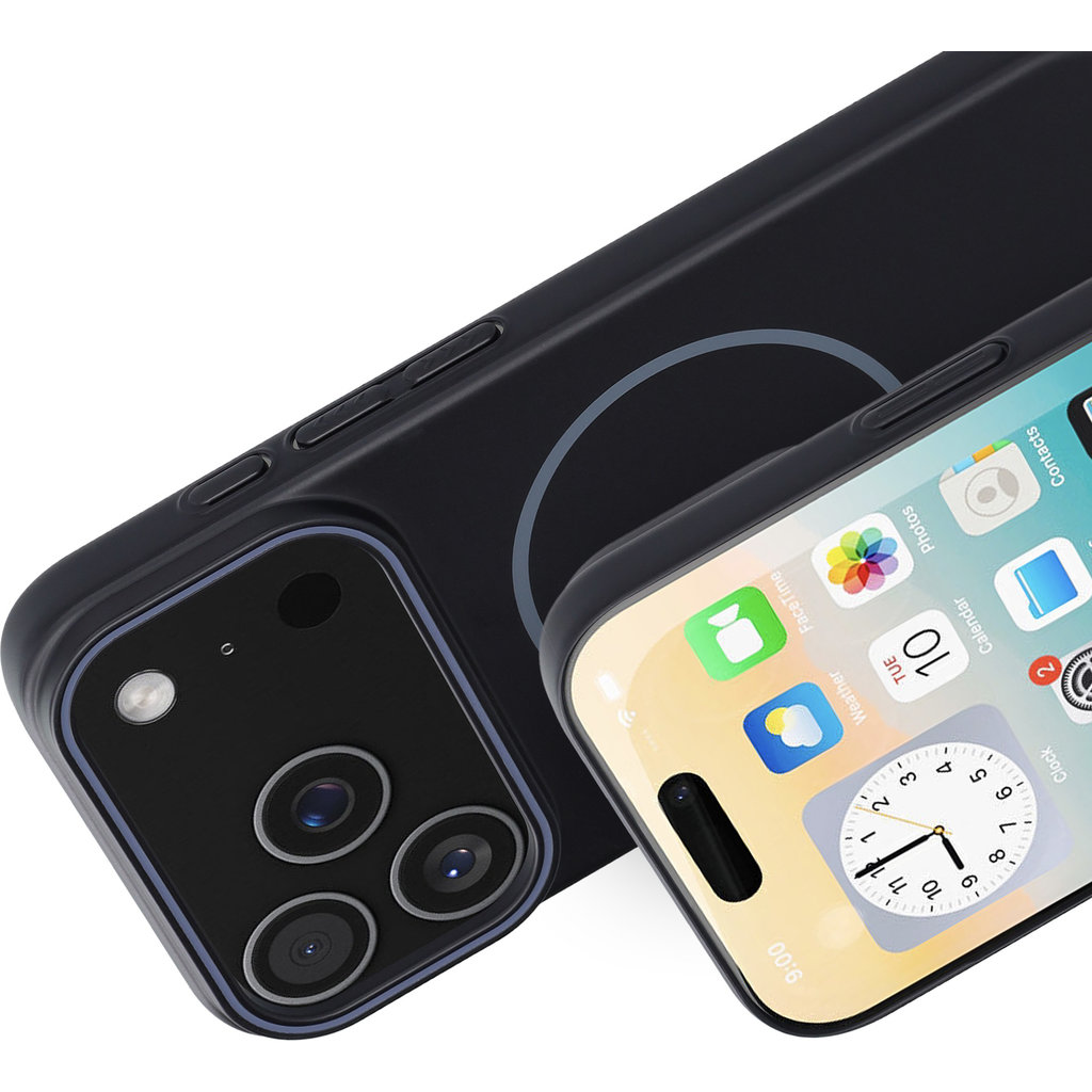 Mobiparts Slim Line Case Apple iPhone 17 Pro (MagSafe Compatible) Onyx Black - Afbeelding 2
