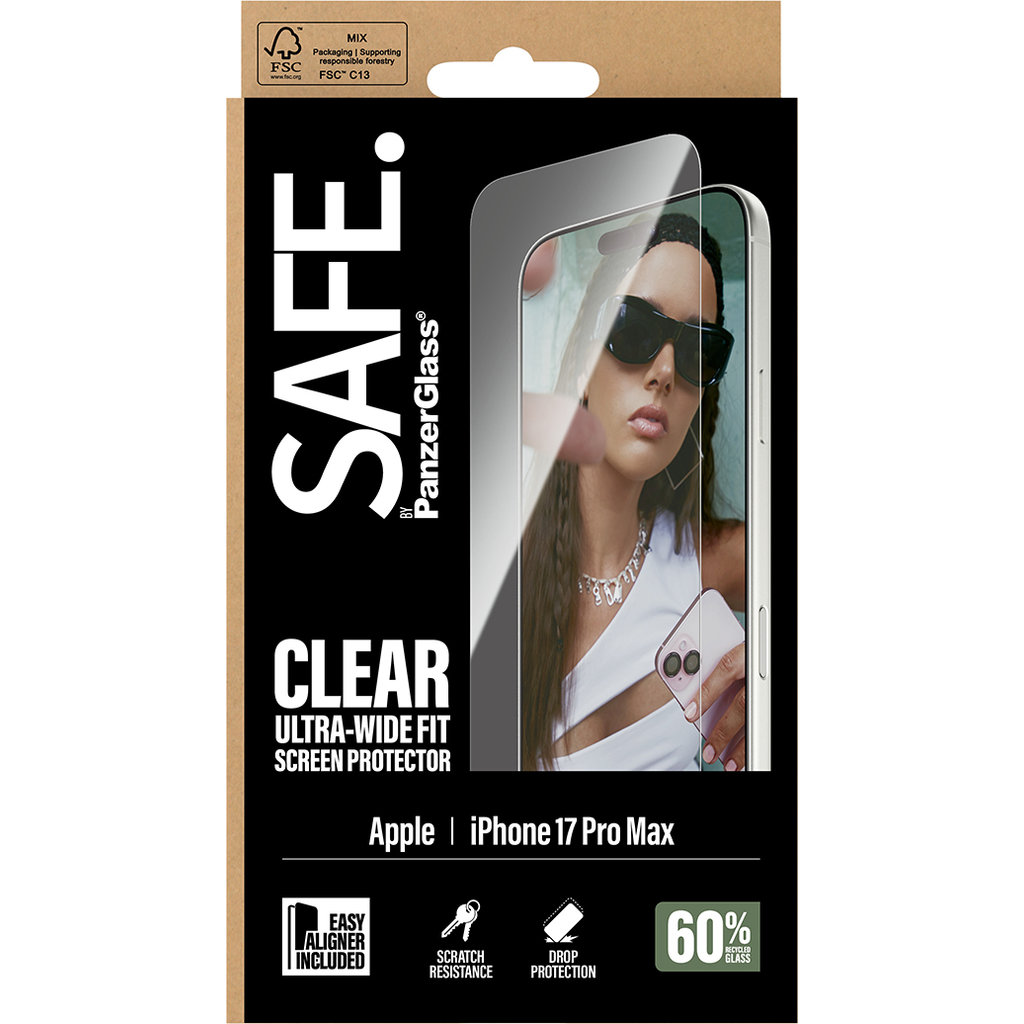 SAFE by Panzerglass Apple iPhone 17 Pro Max - Ultra-Wide-Fit