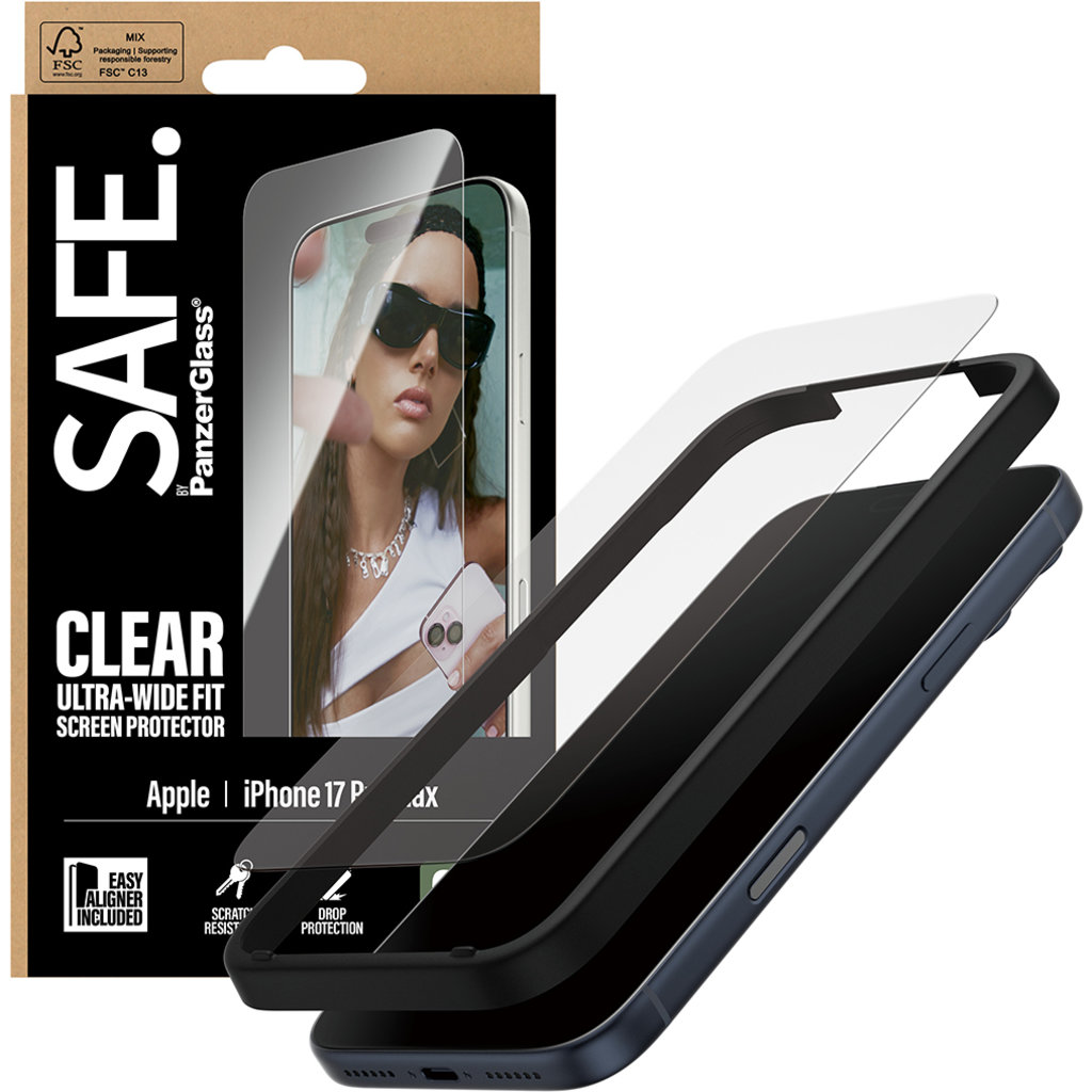 SAFE by Panzerglass Apple iPhone 17 Pro Max - Ultra-Wide-Fit - Afbeelding 5