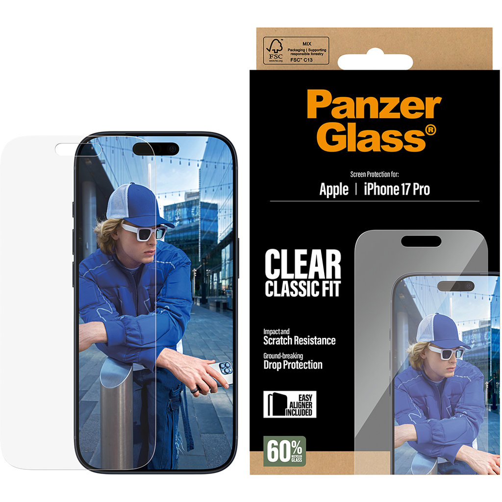Panzerglass Apple iPhone 17 Pro - Classic Fit - Afbeelding 3