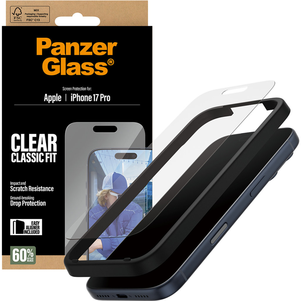 Panzerglass Apple iPhone 17 Pro - Classic Fit - Afbeelding 5