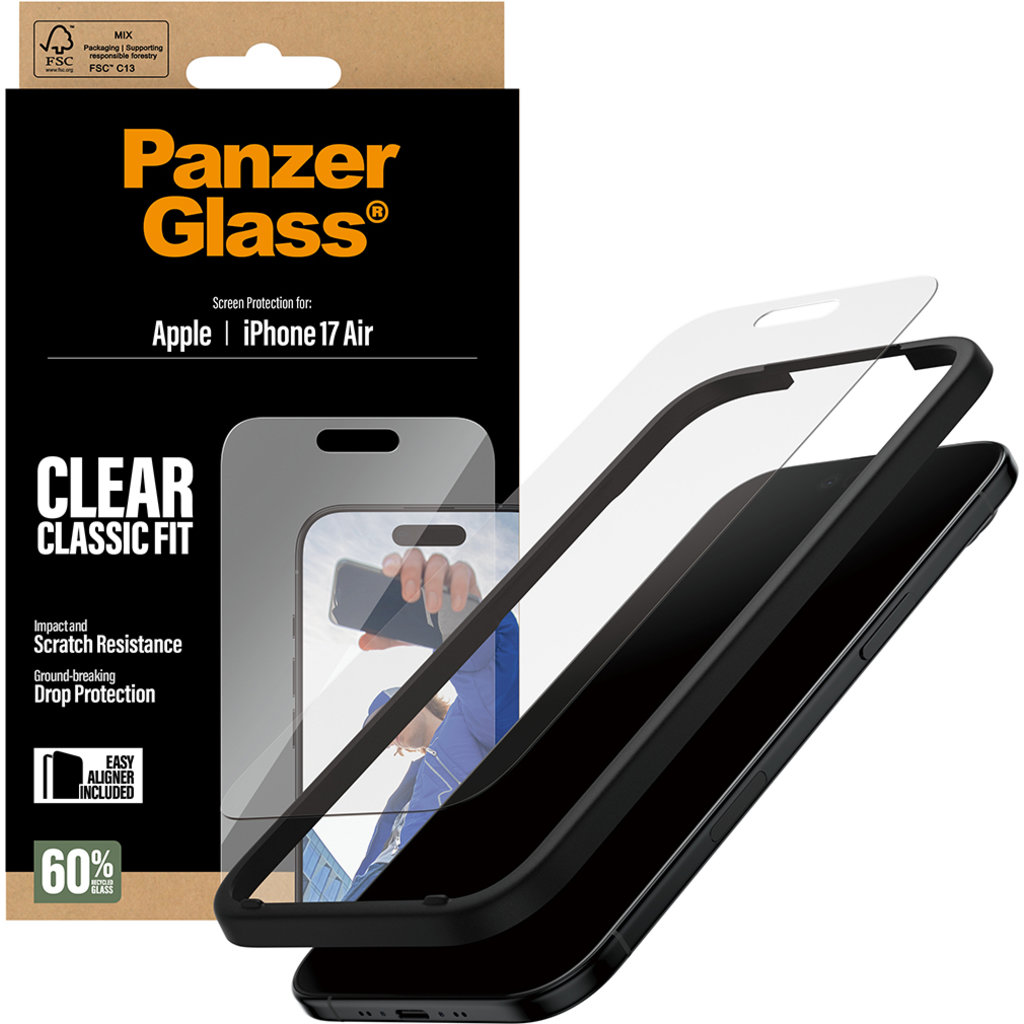 Panzerglass Apple iPhone 17 Air - Classic Fit - Afbeelding 5