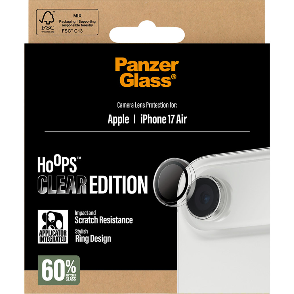 Panzerglass Hoops Apple iPhone 17 Air - Transparent