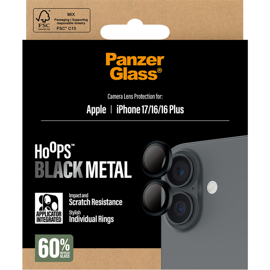 Panzerglass Hoops Apple iPhone 17 - Black