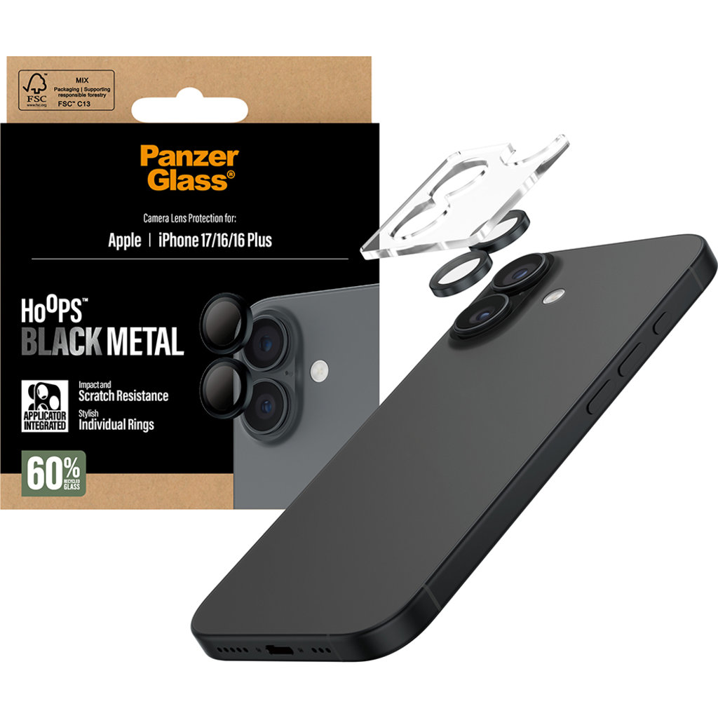 Panzerglass Hoops Apple iPhone 17 - Black - Afbeelding 5