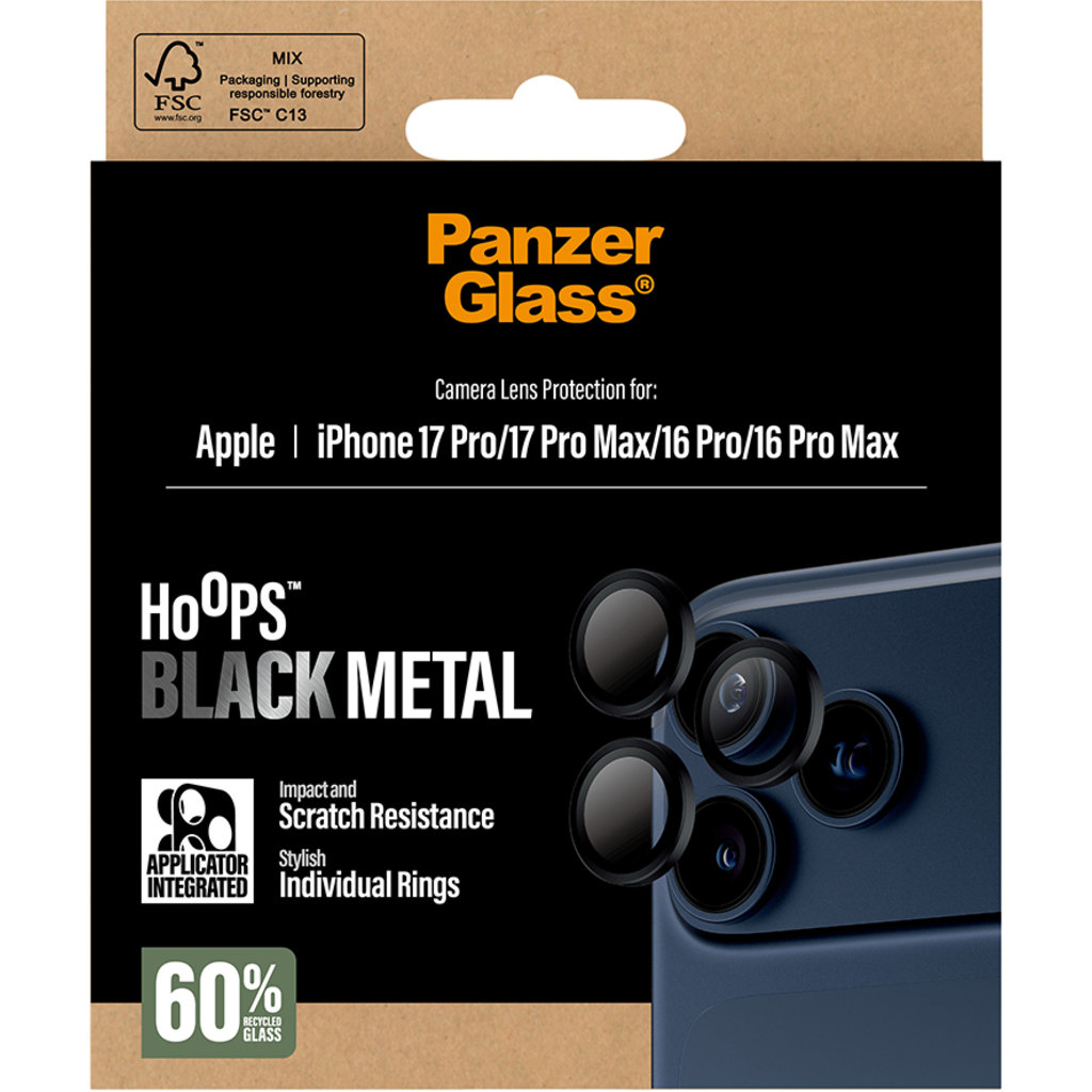Panzerglass Hoops Apple iPhone 17 Pro/Pro Max - Black
