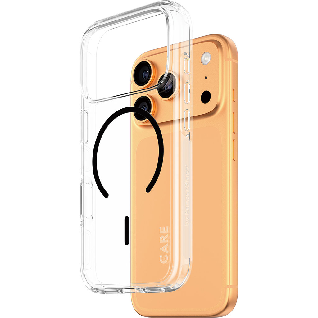 CARE by PanzerGlass Flagship Urban Combat Transp. Black MagSafe iPhone 17 Pro