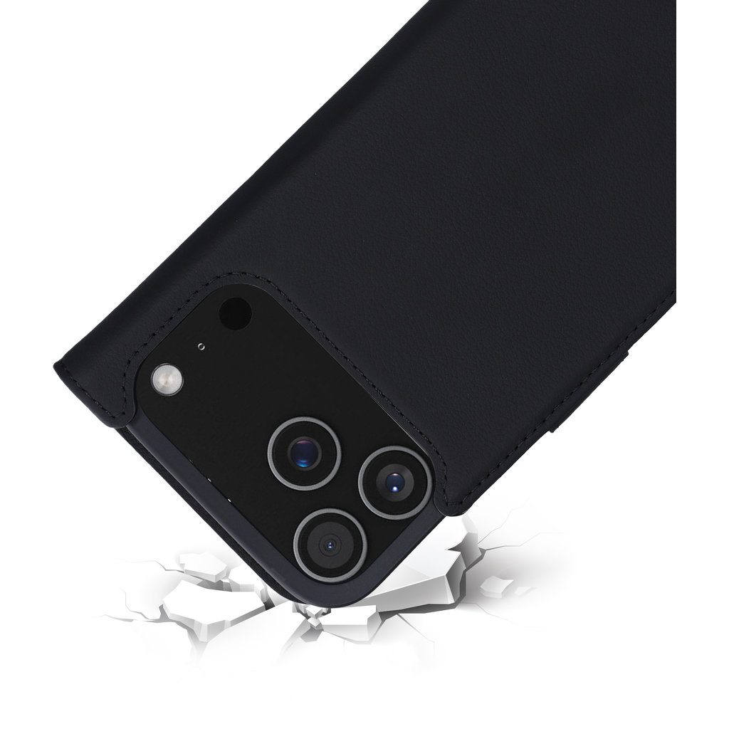 Mobiparts Leather Wallet Case Apple iPhone 17 Pro Max Black (MagSafe Compatible) - Afbeelding 2