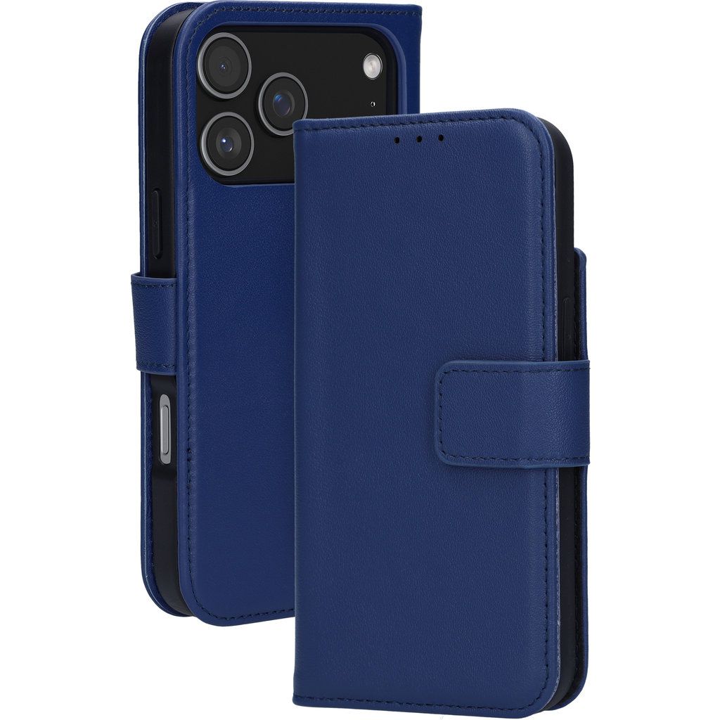 Mobiparts Leather 2 in 1 Wallet Case Apple iPhone 17 Pro Max Blue - Afbeelding 2