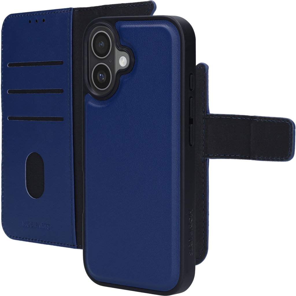 Mobiparts Leather 2 in 1 Wallet Case Apple iPhone 17 Blue