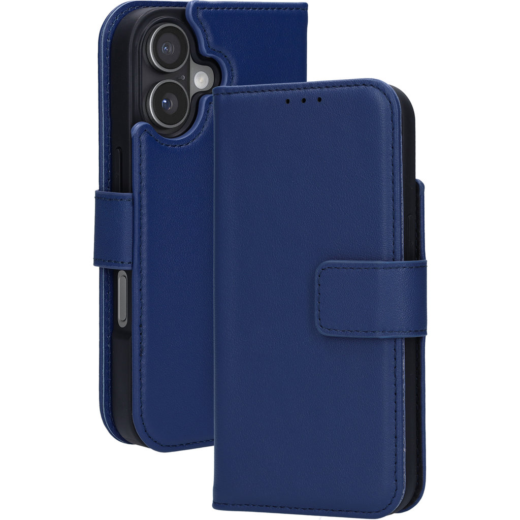Mobiparts Leather 2 in 1 Wallet Case Apple iPhone 17 Blue - Afbeelding 2