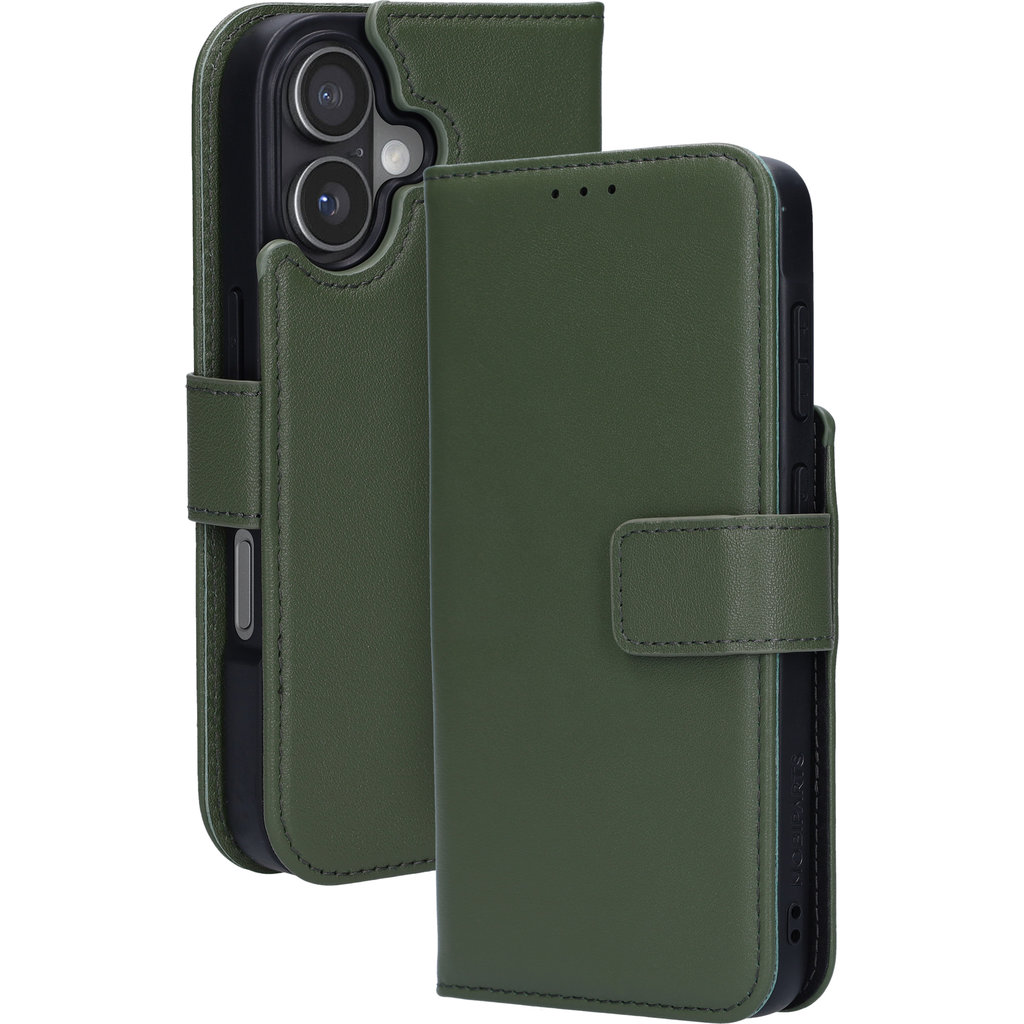 Mobiparts Leather 2 in 1 Wallet Case Apple iPhone 17 Green - Afbeelding 2