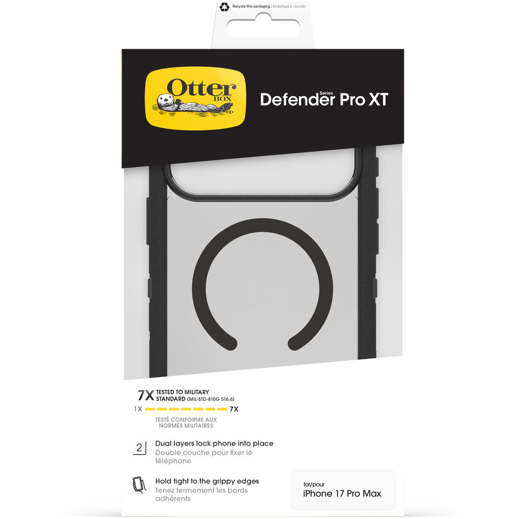 OtterBox Defender Pro XT Camera Control Case Apple iPhone 17 Pro Max Clear - Afbeelding 6