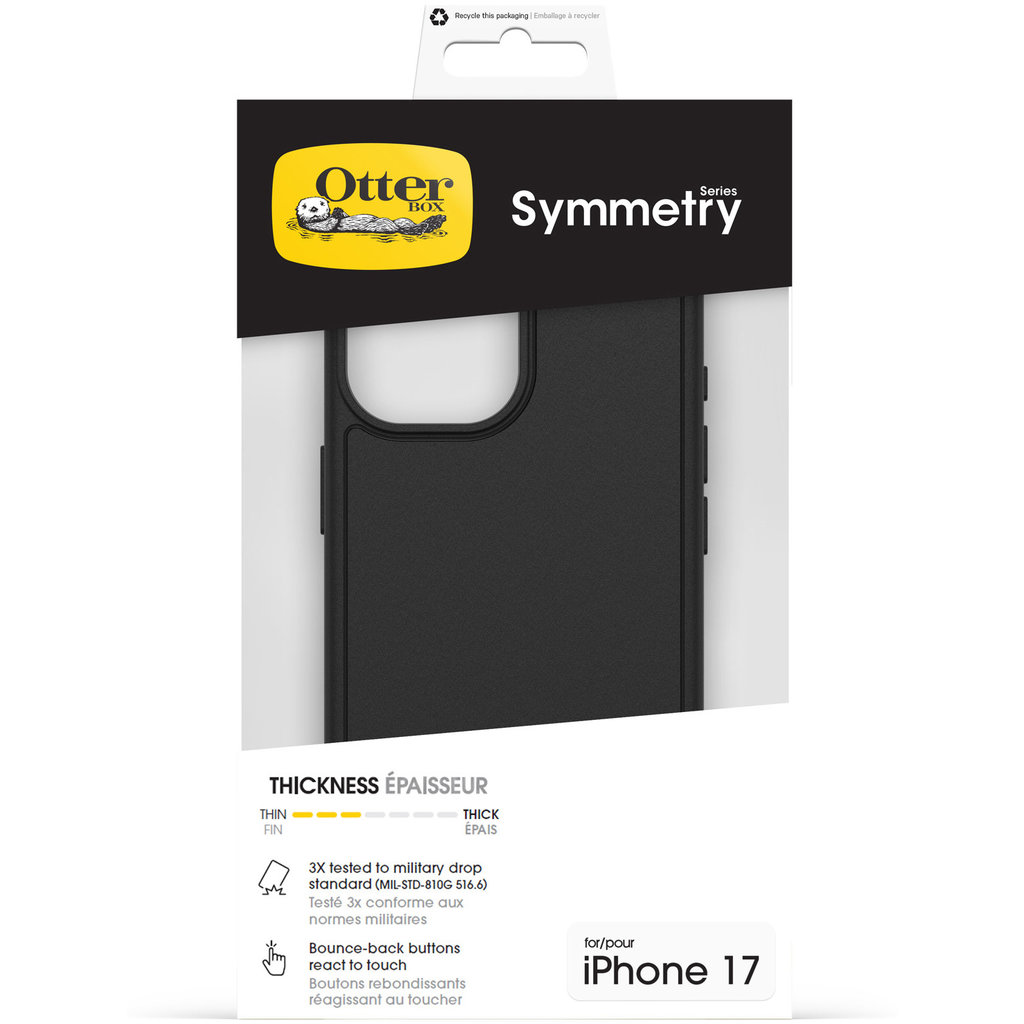 OtterBox Symmetry MagSafe Case Camera Control Apple iPhone 17 Black - Afbeelding 5