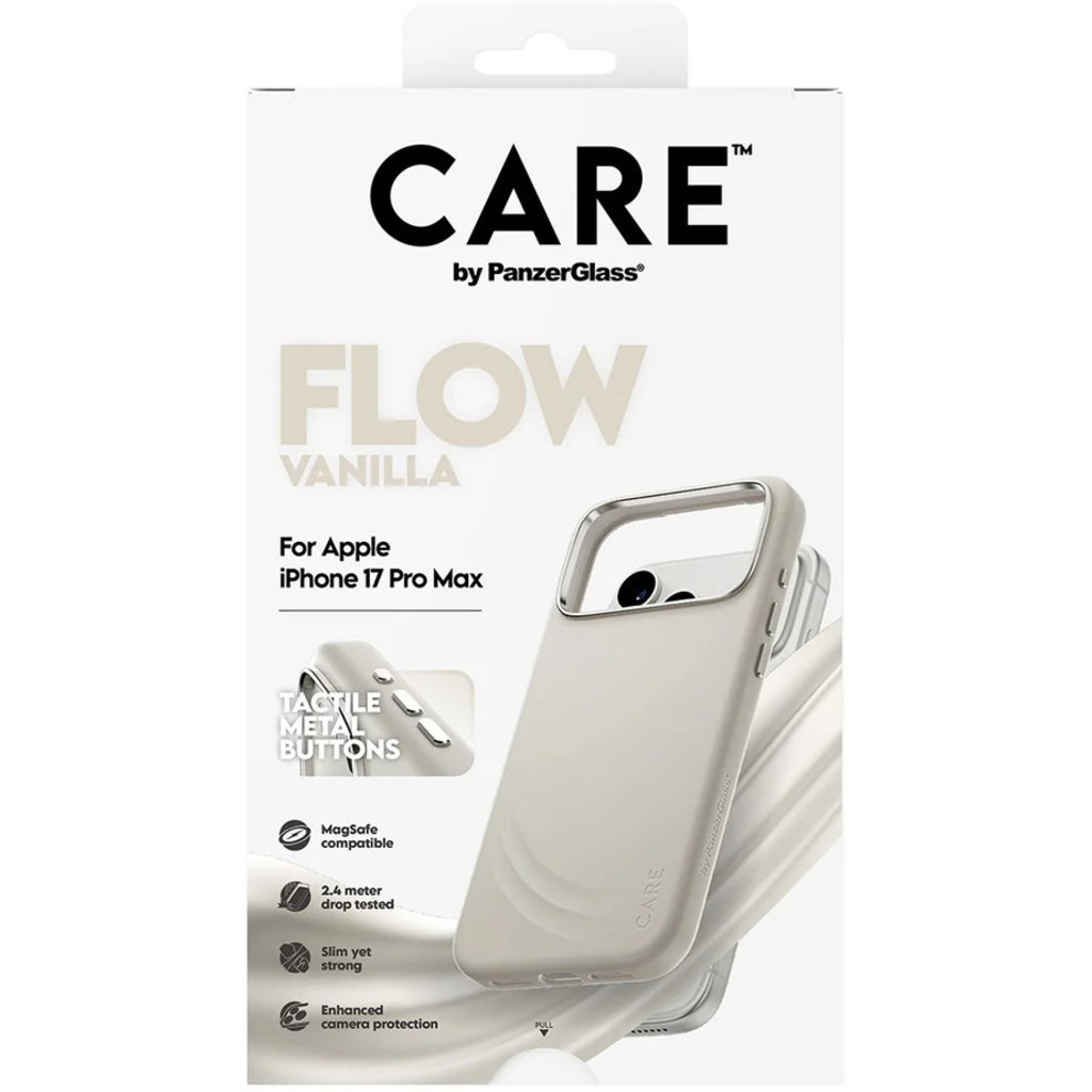 CARE by PanzerGlass Feature FLOW MagSafe Case iPhone 17 Pro Max Vanilla - Afbeelding 3
