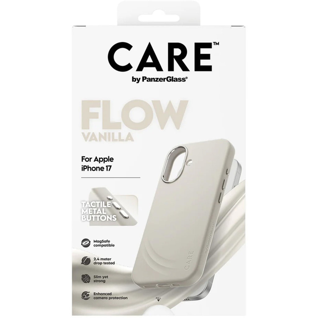 CARE by PanzerGlass Feature FLOW MagSafe Case iPhone 17 Vanilla - Afbeelding 3