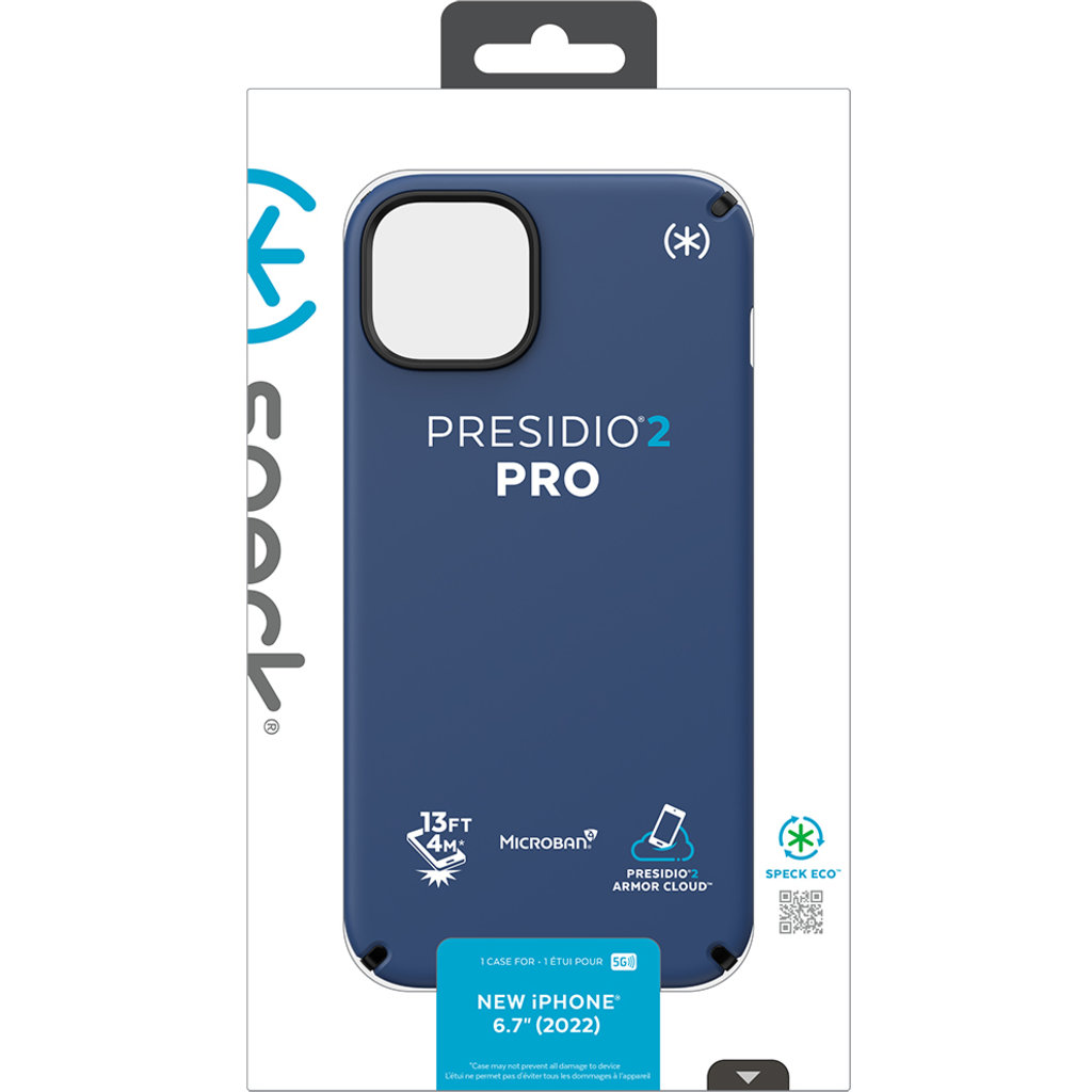 Speck Presidio2 Pro Apple iPhone 14 Plus/15 Plus Coastal Blue - with Microban - Afbeelding 10