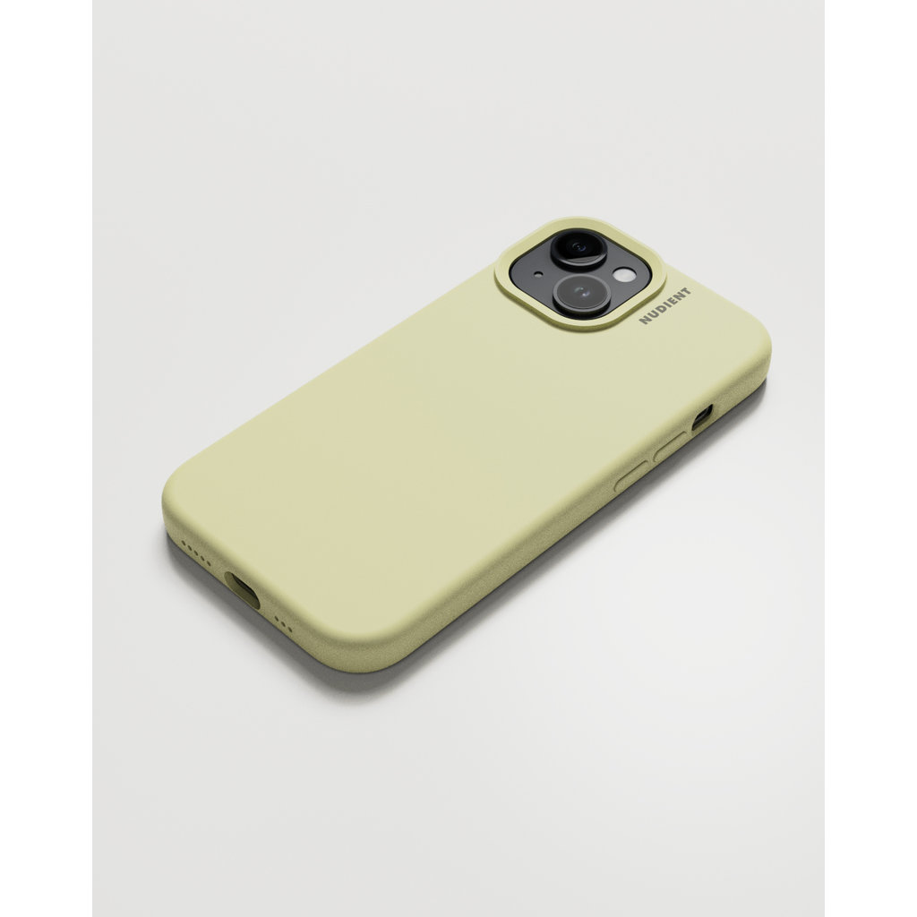 Nudient Base Case iPhone 15 Pale Yellow - Afbeelding 3