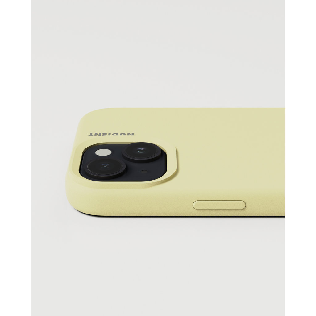 Nudient Base Case iPhone 15 Pale Yellow - Afbeelding 4