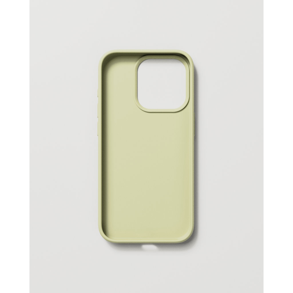 Nudient Base Case iPhone 15 Pro Pale Yellow - Afbeelding 2