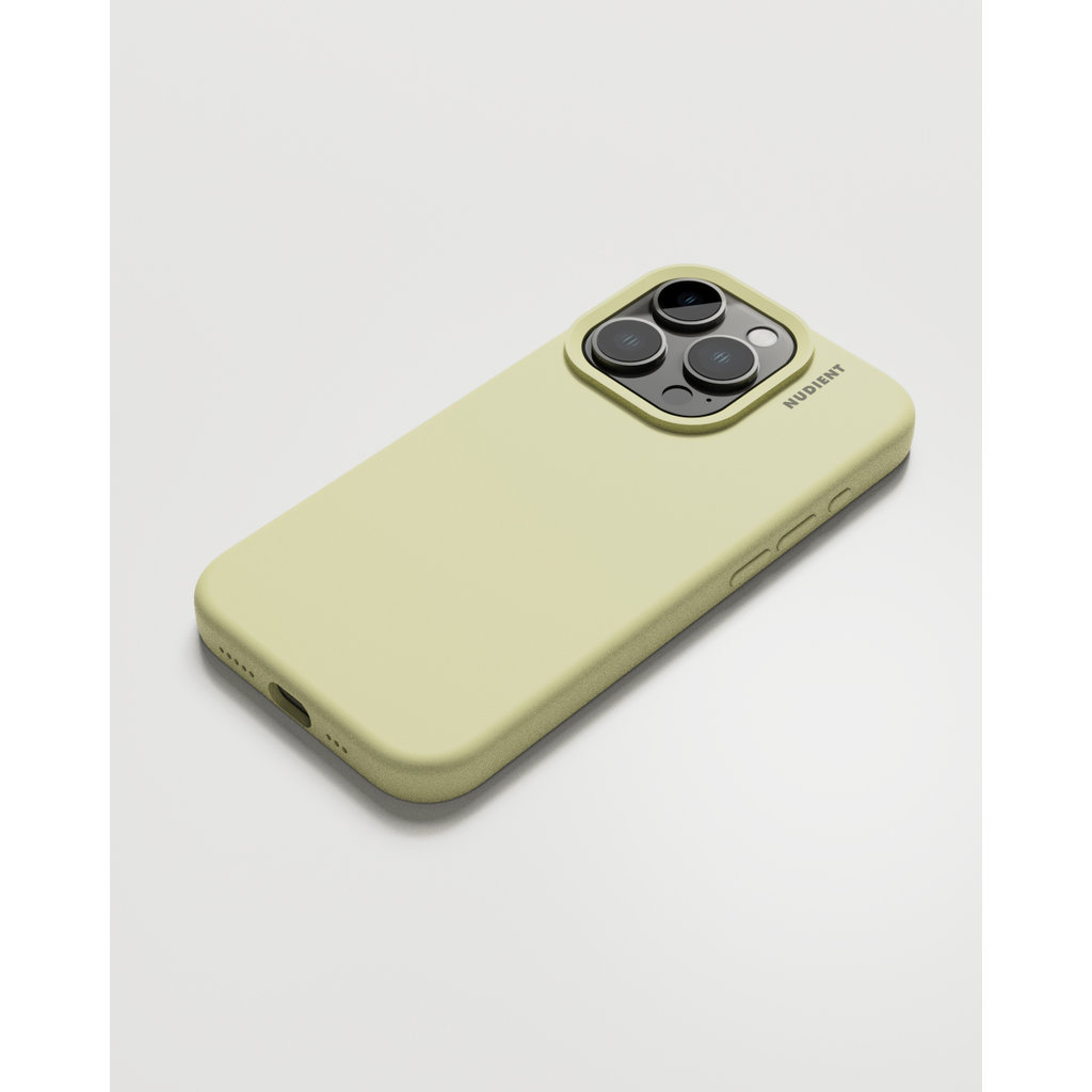 Nudient Base Case iPhone 15 Pro Pale Yellow - Afbeelding 3