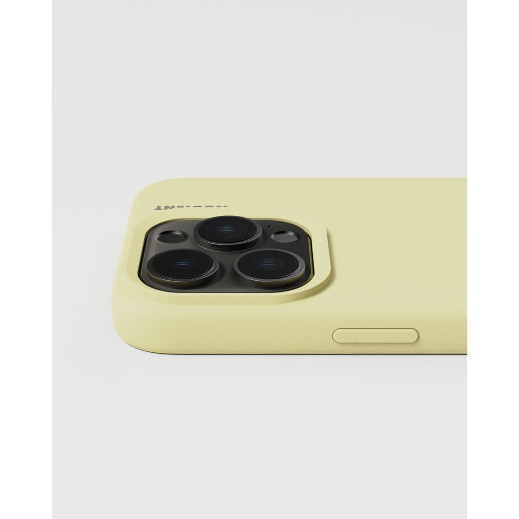 Nudient Base Case iPhone 15 Pro Pale Yellow - Afbeelding 4