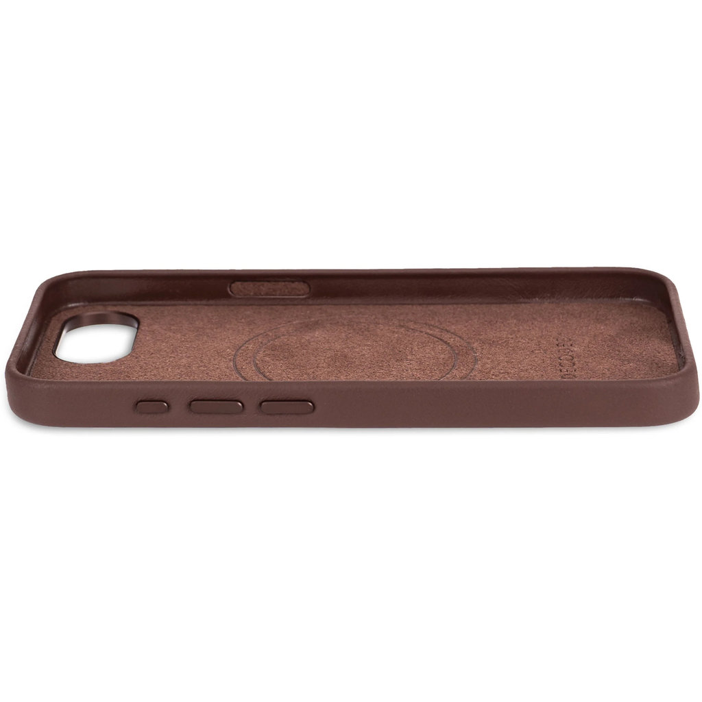 Decoded Leather Backcover Apple iPhone 16e Chocolate Brown - Afbeelding 5