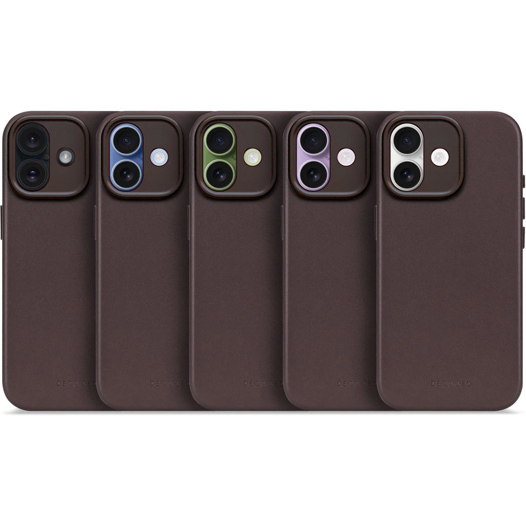 Decoded Leather Backcover Apple iPhone 17 Chocolate Brown - Afbeelding 14