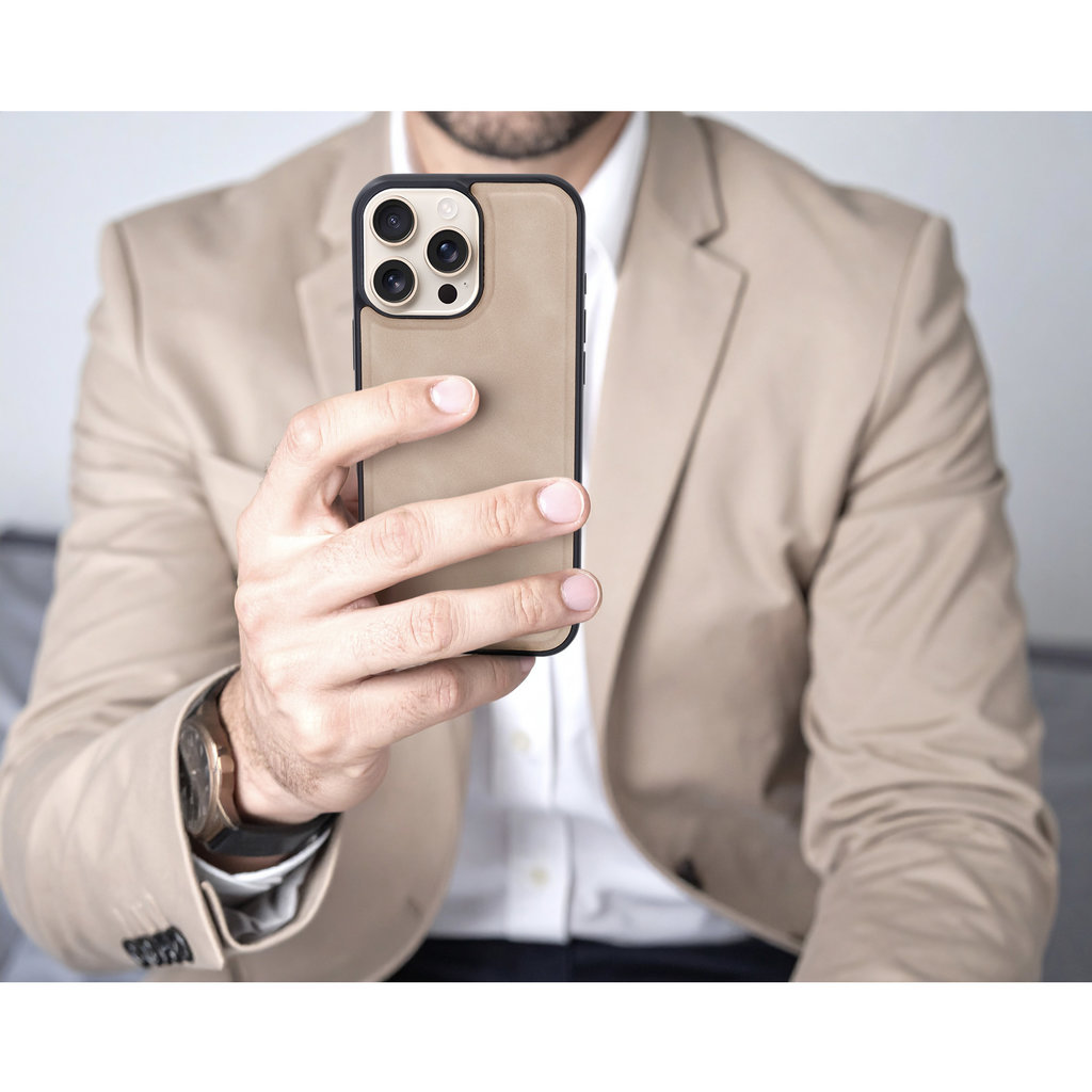 Mobiparts Classic Backcover Apple iPhone 17 Pro Moonstone Beige (MagSafe Compatible) - Afbeelding 7