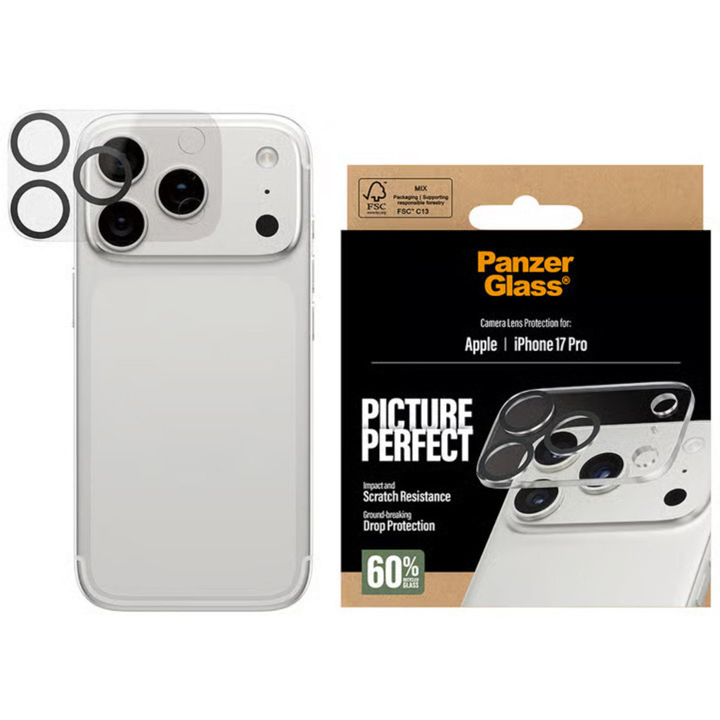 PanzerGlass Picture Perfect Camera Lens Protector iPhone 17 Pro - Afbeelding 3