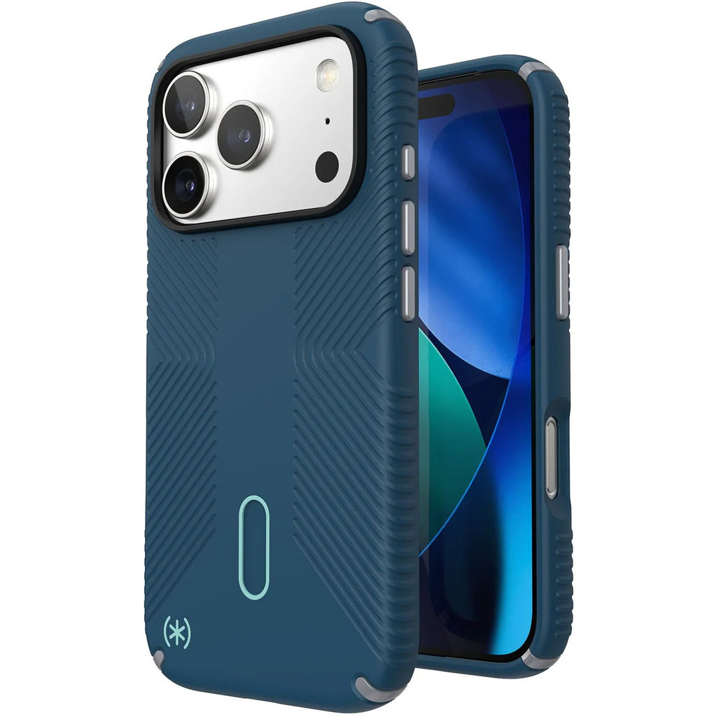 Speck Presidio2 Grip + ClickLock Apple iPhone 17 Pro Blue - with Microban - Afbeelding 9